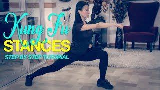 5 KUNG FU STANCES (Step by Step Tutorial)