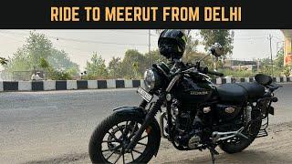 Moto Talks | Delhi to Meerut Ride | 2023 Honda CB 350 Highness - DLX PRO - Pearl Black