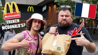 ENGLISH GUYS TRY FRENCH MCDONALD'S  VS  | FOOD REVIEW CLUB