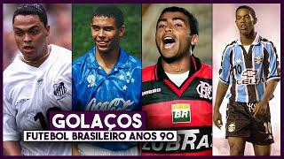 OLHA ESSE GOLAÇOS  do Futebol Brasileiro dos anos 90. Lembra de quais? FUTEBOL RAIZ!