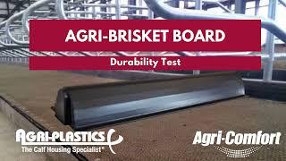 Agri-Comfort Poly Brisket Board Durability Test