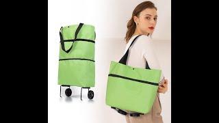 Folding Shopping Pull Cart Trolley Bag