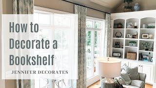 How To Decorate A Bookshelf|How to Accessorize