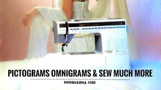 Husqvarna Viking #1 and 1100 Pictograms Omnigrams Instruction Video