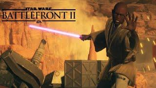 JEDI MASTER MACE WINDU & 501ST CLONE BATTALION VS CONFEDERACY DROIDS ON THE SAND WORLD OF GEONOSIS