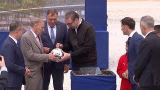 Chinese company breaks ground on Serbia's National Stadium