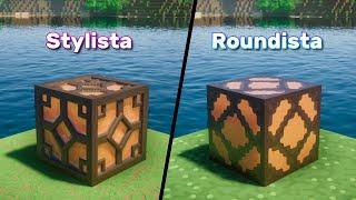 Minecreaft: Stylista vs Roundista | Resource Packs Comparison