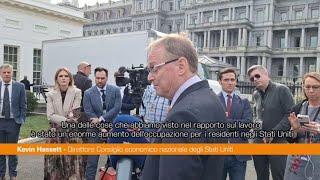 Usa, Hassett "Aumenta l'occupazione per i residenti"