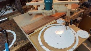 Carving in wood with Pantograph, Spirograh and a Router