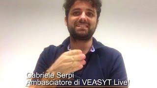 Gabriele Serpi nuovo ambasciatore di VEASYT Live! - video-interpretariato a distanza