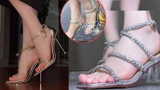 latest stylish footwear for women Heel Sandals Shoes Slippers Design