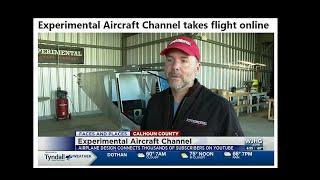 Experimental Aircraft Makes Local News!  Panama City FL