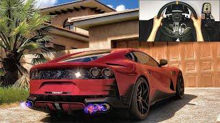 1300HP Ferrari 812 Superfast - Forza Horizon 5 | Steering Wheel Gameplay