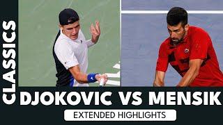 Novak Djokovic vs Jakub Mensik Extended Highlights | Shanghai 2024
