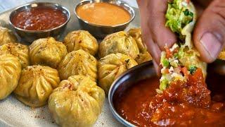 अब हरबार इसी तरहसे मोमोज बनाओगे, बेस्ट रिज़ल्ट, Veg Momos Recipe with Momos Chutney, Easy Momo Recipe