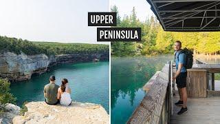 The BEST 2 days on the Upper Peninsula: Pictured Rocks, Pasties, Kitch-iti-kipi, & Tahquamenon Falls