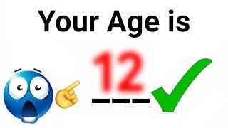 This Video Will Guess Your Age in 2024 !!