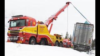 Snow Chaos at Silverhöjden - Heavy Recovery Sweden 4K