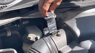 Clean Mass Air Flow sensor (MAF) on RL5 4th generation Honda Odyssey (2011 - 2017)