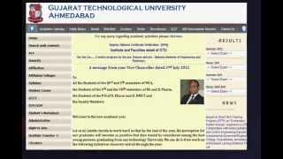 gtu.ac.in | Gujarat Technological University | Result