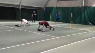 Footwork and Strength Circuit - Tennis Training