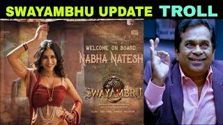 swayambhu update troll / nikhil swayambhu movei / nabha natesh /#trendingmemesadda #nikhil