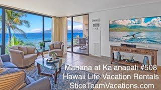 Mahana 508 Direct Beachfront Newly Remodeled Maui Vacation Rental