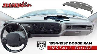 HOW TO: DashSkin Dash Cover Installation for 94 - 97 Dodge Ram