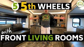 5 Amazing 5th Wheels with a Front Living Room