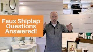 DIY Shiplap: Answers to your Faux Shiplap Wall questions