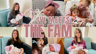 Siblings Meet New Baby | Hospital Vlog | Big Family Life