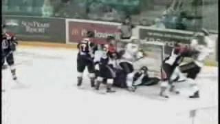 Andrej Kudrna`s  WHL (Red Deer Rebels)  hatrick against Kamloops Blazers