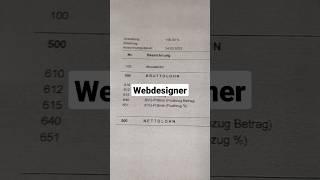 So viel verdient ein Webdesigner mit 7 Jahren Berufserfahrung in der Schweiz