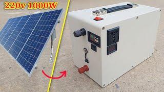 nihshulk 1kwh diy saur janaretar banaen - diy 220v mobail paavar steshan