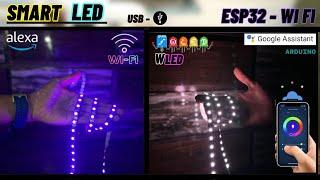 DIY Smart LED Lights with ESP32 & WS2811 | Control with Google Home & Alexa