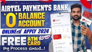 Airtel payment bank account open | airtel payment bank account open telugu | airtel payment bank