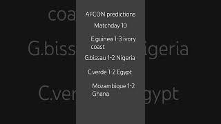 Matchday 10#africa #football #afcon2024