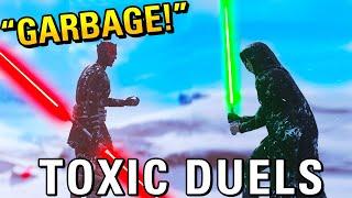 SUPER SALTY TOXIC BATTLEFRONT 2 PLAYERS RAGE QUIT AFTER LOSING! (Battlefront 2)