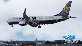 MSFS | IFLY 737 MAX 8 | Ryanair Liverpool Landing