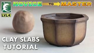 NtM#4 | Make a Pottery with Clay Slabs: Step-by-Step Tutorial - Novice to Master #4