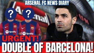 BREAKING NEWS! ARTETA EYE IN DOUBLE BARCELONA! [ARSENAL FC NEWS DIARY]