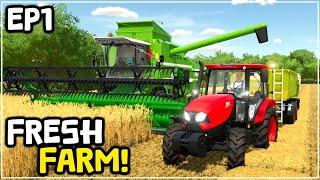 STARTING A FRESH FARM - Hard Mode - FS22 - Episode 1