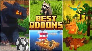 BEST ADDONS for BEDROCK | MINECRAFT PE +1.21 #addons