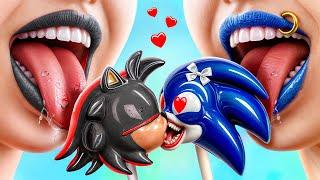 I Was Adopted by SHADOW SONIC! How to Become Sonic the Hedgehog!?