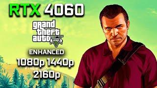 RTX 4060: GTA V Enhanced | Ultra, Ray Tracing & DLSS | 1080p, 1440p & 4K