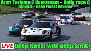 Gran Turismo 7 livestream - Daily race C...Group 3 - Deep Forest Raceway Reverse