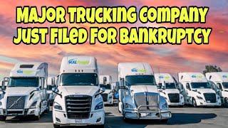 Breaking News! Major Trucking Company Just Filed For Bankruptcy  Shocking All Truck Drivers