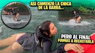 Miren la nueva aventura acuática que nos enseñará Bessy Ramos. Quien lo podrá hacer bien?