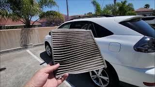 [Tutorial] DIY Lexus RX400h Hybrid Cabin Air Filter Replacement