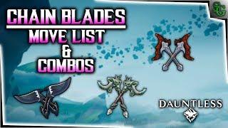 Dauntless - Chain Blades 101 - The Move List & How to Use It